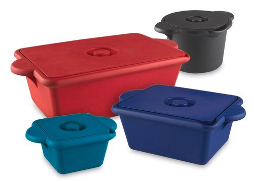 TrueNorth&#174; Cool Container with Lid Ice Pan, capacity 1&#160;L, green (polyurethane)