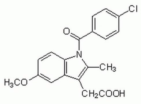 Indomethacin A non-steroidal anti-inflammatory, cell permeable, antipyretic agent.