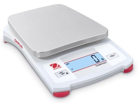 Ohaus&#174; Compass Energy Efficient Portable Balance Model CX2200, weighing capacity 2200&#160;g, resolution: 1&#160;g, External calibration