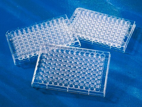 Corning&#174;&nbsp;96-Well transparente Mikrotiterplatte aus Polystyrol V-bottom clear, polystyrene, pkg of Individually wrapped, sterile, lid: no