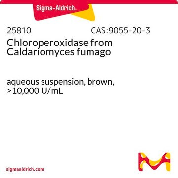 Chlorperoxidase aus Caldariomyces fumago aqueous suspension, brown, &gt;10,000&#160;U/mL