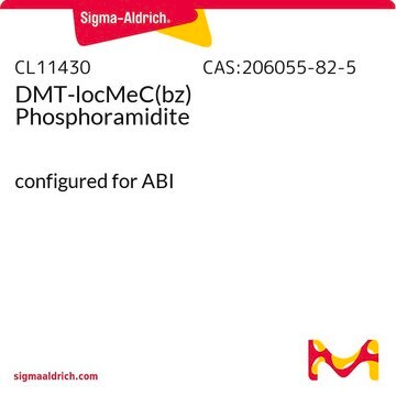 DMT-locMeC(bz) Phosphoramidite configured for ABI