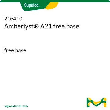 Amberlyst&#174; A-21 freie Base free base