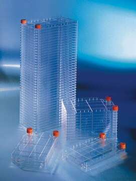 Corning&#174; CellSTACK&#174;-Zellkulturkammern Tissue Culture (TC)-treated surface, clear polystyrene, sterile, high-density polyethylene cap, case of 8