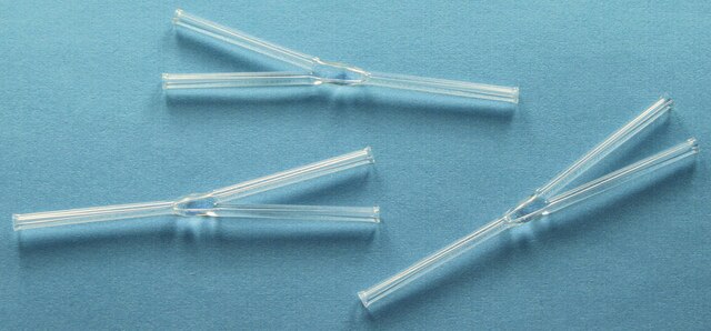 "Y" GlasSeal&#8482; Connector, Fused Silica pkg of 3&#160;ea