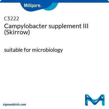 Campylobacter-Supplement III (Skirrow) suitable for microbiology