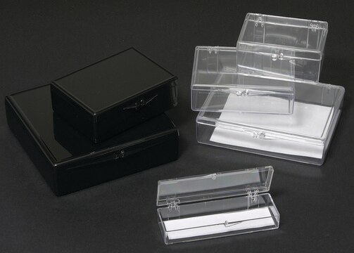 Western Blot Box clear, size 9.5&#160;cm × 3.0&#160;cm × 1.6&#160;cm, pk of 5