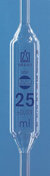 BRAND&#174; USP BLAUBRAND&#174; volumetric pipettes, one-mark capacity 5.0&#160;mL, class AS, USP, DE-M