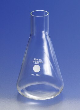 Pyrex&#174; long neck culture flask capacity 50&#160;mL