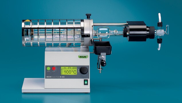 Büchi&#174; Glasofen für die Mikrodestillation, B-585 temperature and time can be programmed at 3 levels