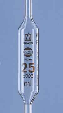 BRAND&#174; BLAUBRAND&#174; ETERNA volumetric pipette, calibrated To Deliver capacity 50&#160;mL