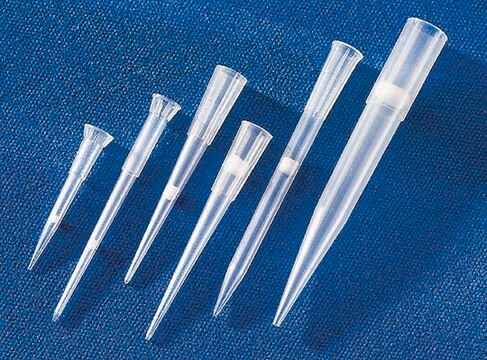 Corning&#174; Isotip&#174; filtered pipet tips 100-1000 &#956;L, universal fit racked pipet tips, natural, sterile, 100 tips/rack, 1000 tips/case