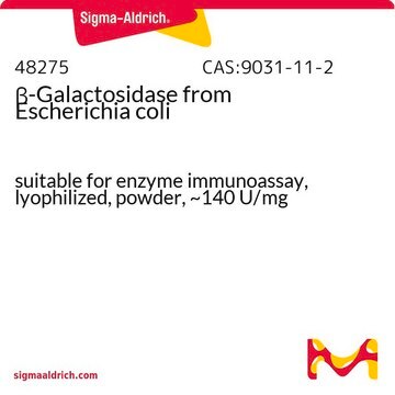 &#946;&#946;-Galactosidase aus E. coli suitable for enzyme immunoassay, lyophilized, powder, ~140&#160;U/mg