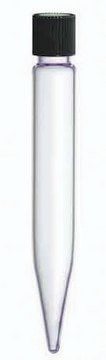 KIMBLE&#174; centrifuge tube with plain rim finish, conical bottom clear glass, capacity (10&#160;mL), without cap, non-sterile