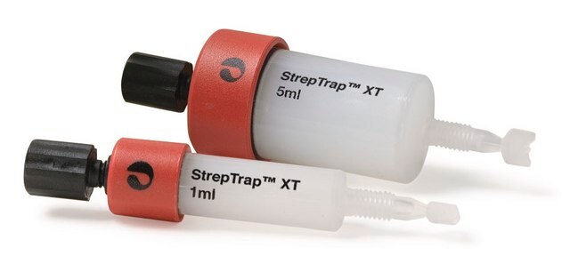 StrepTrap&#8482; XT prepacked chromatography column pack of 5 × 5&#160;mL, prepacked chromatography column