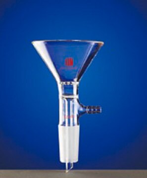 Synthware&#8482; filter funnel with fritted disc joint: ST/NS 24/40, plate O.D. 75&#160;mm, porosity: coarse