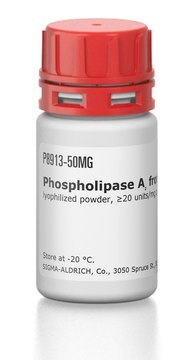 Phospholipase A2 from bovine pancreas lyophilized powder, &#8805;20&#160;units/mg protein