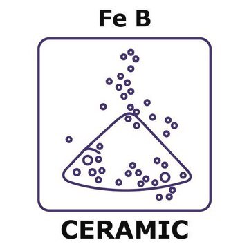 Iron boride powder, max. particle size 500 micron, weight 20&#160;g