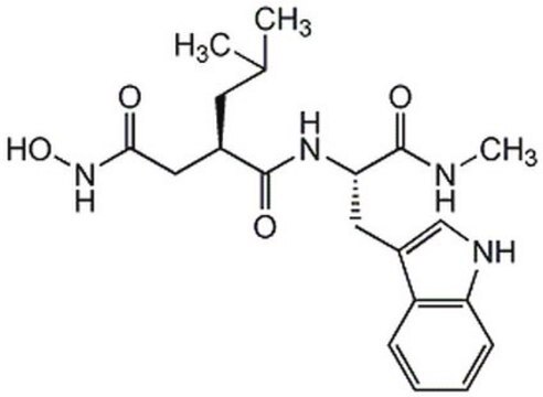 GM 6001 GM 6001, CAS 142880-36-2, is a potent, cell-permeable, broad-spectrum inhibitor of matrix metalloproteinases.