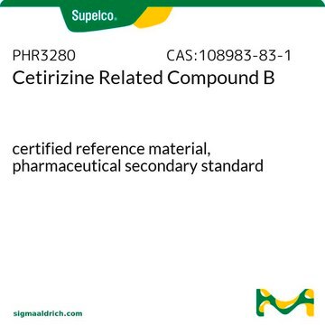 Cetirizin-verwandte Verbindung B certified reference material, pharmaceutical secondary standard