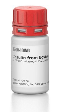 Insulin aus Rinderpankreas &#8805;25&#160;USP units/mg (HPLC), powder