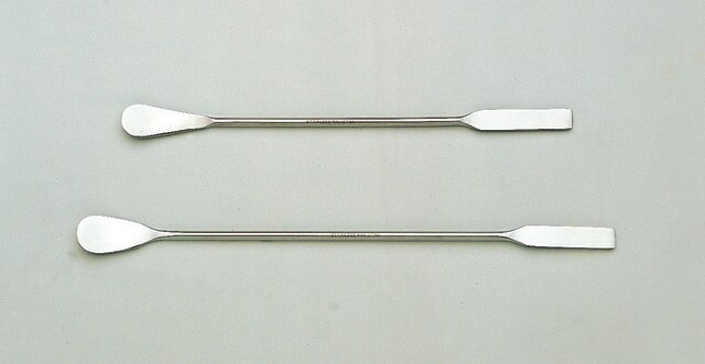 Lab spoons stainless steel, L 7 1/2&#160;in.