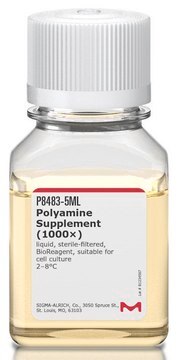 Polyamine Supplement (1000×) liquid, sterile-filtered, BioReagent, suitable for cell culture