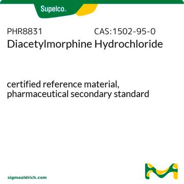 Diacetylmorphine Hydrochloride certified reference material, pharmaceutical secondary standard