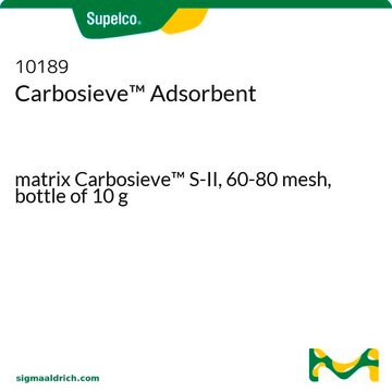 Carbosieve&#8482; Adsorbent matrix Carbosieve&#8482; S-II, 60-80&#160;mesh, bottle of 10&#160;g