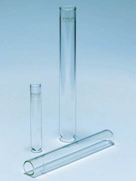 Pyrex&#174; Test tubes, without rim, medium wall 23&#160;mL