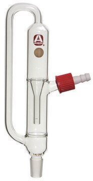 Aldrich&#174; reaction vessel bubbler with SafetyBarb&#174; hose connectors joint: ST/NS 14/20