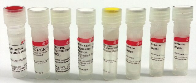 PCR-Core-Kit mit Taq-DNA-Polymerase PCR components in separate tubes to allow for optimization