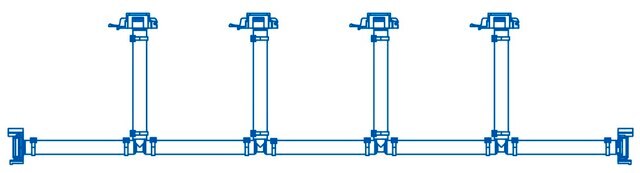 Mobius&#174; Essential Assembly Tubing AseptiQuik&#174; G Connector Manifold Tubing Assembly