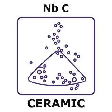 Niobium carbide powder, 45 max. part. size (micron), weight 50&#160;g, purity 99%