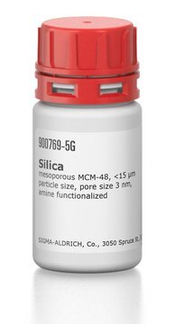 Kieselerde mesoporous MCM-48, &lt;15&#160;&#956;m particle size, pore size 3&#160;nm, amine functionalized