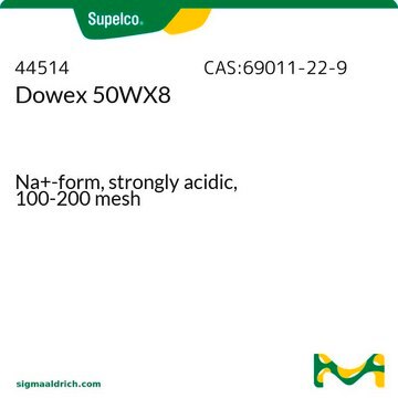 Dowex 50WX8 Na+-form, strongly acidic, 100-200&#160;mesh