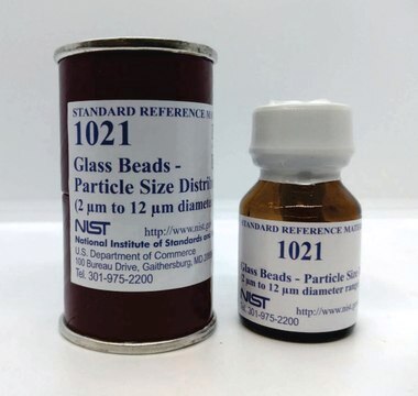 Glass beads - particle size distribution NIST&#174; SRM&#174; 1021