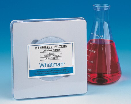 Whatman&#174; cellulose acetate membranes cellulose acetate membrane circles, white plain, 0.2 &#956;m, 47 mm, 100/pk