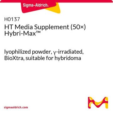 HT Media Supplement (50×) Hybri-Max&#8482; lyophilized powder, &#947;-irradiated, BioXtra, suitable for hybridoma