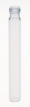 KIMBLE&#174; disposable screw thread culture tube flat bottom borosilicate glass, tube diam. × L (20&#160;mm) (125&#160;mm), non-sterile