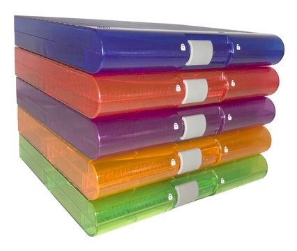 Premium Plus Slide Box to hold, 100&#160;slide(s), translucent assorted colors acrylonitrile-butadiene-styrene (ABS)