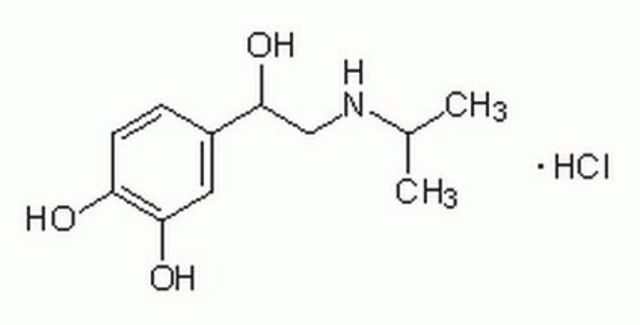 Isoproterenol, Hydrochloride Phenethylamine derivative.