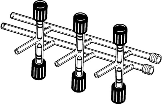 ACE Manifold with threaded stopcocks positions, 3