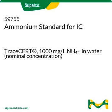 Ammoniumstandard für IC TraceCERT&#174;, 1000&#160;mg/L NH4+ in water (nominal concentration)