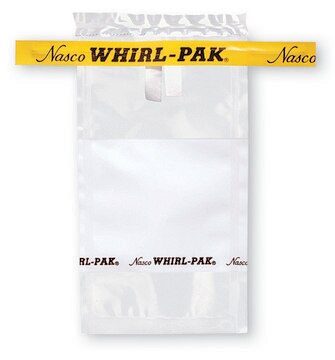 Whirl-Pak&#174; Write-On Bag 118&#160;mL capacity(4 oz, White Tape)