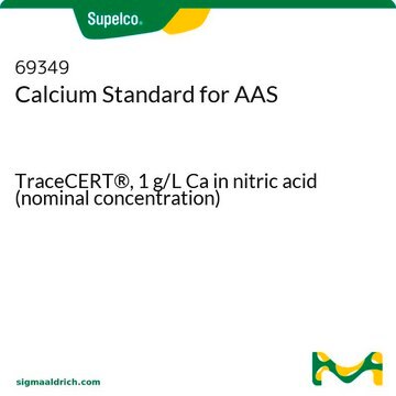 Calcium Standard for AAS TraceCERT&#174;, 1&#160;g/L Ca in nitric acid (nominal concentration)