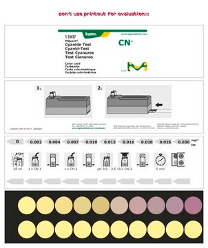 Cyanid-Test colorimetric, 0.002-0.030&#160;mg/L (CN-), for use with MCOLORTEST&#174;