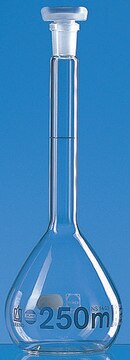 BRAND&#174; BLAUBRAND&#174; Messkolben, PP-Stopfen, transparent volume 10,000&#160;mL, accuracy: 2.0&#160;mL, neck joint: ST/NS 45/40