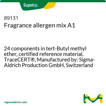 Fragrance allergen mix A1 24 components in tert-Butyl methyl ether, certified reference material, TraceCERT&#174;, Manufactured by: Sigma-Aldrich Production GmbH, Switzerland