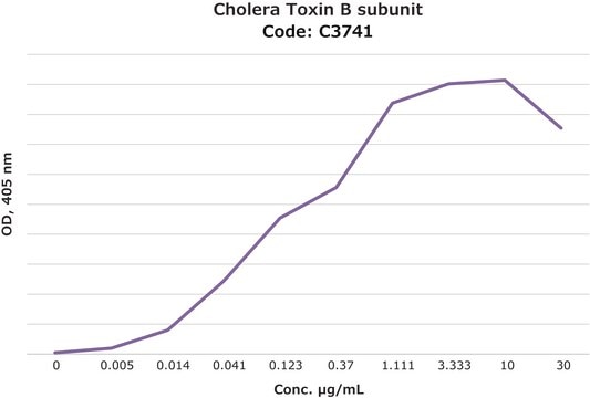 Choleratoxin-B-Untereinheit peroxidase conjugate (Contains ~ 2 moles HRP/mole of CTB. ~100 &#956;g HRP conjugated to ~45 &#956;g CTB), lyophilized powder